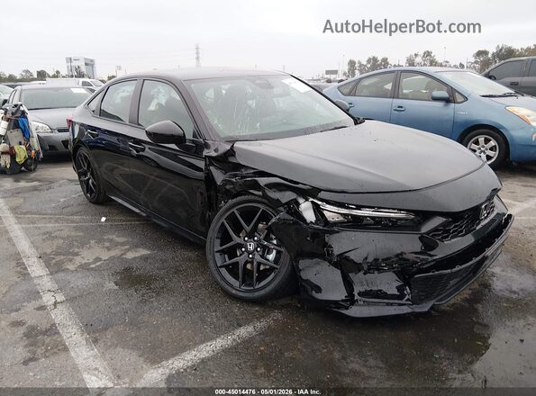2HGFE2F58TH587382 2026 HONDA CIVIC Черный Передняя правая четверть
