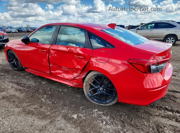 2HGFE2F59PH516309 2023 HONDA CIVIC Red Հետևի ձախ