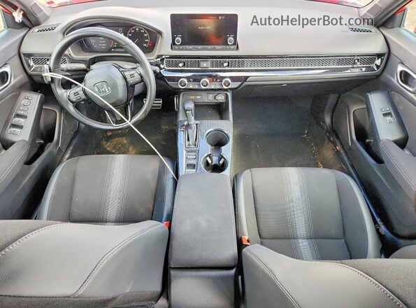 2HGFE2F59PH516309 2023 HONDA CIVIC Red Առջևի վահանակի տեսք