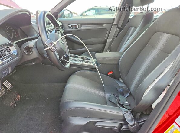 2HGFE2F59PH516309 2023 HONDA CIVIC Red Սալոնի դիմացի տեսք