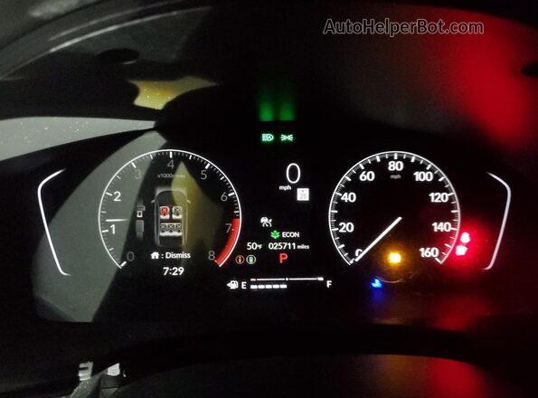 2HGFE2F59RH555792 2024 HONDA CIVIC Gray Widok zestawu wskaźników