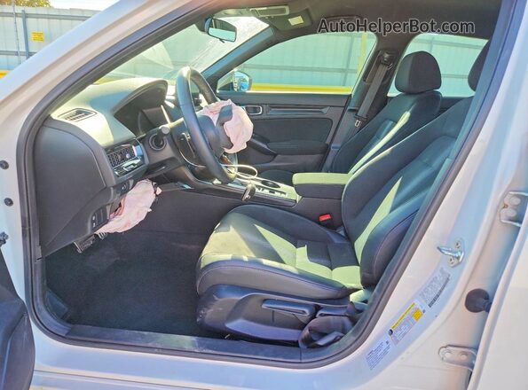 2HGFE2F59RH595144 2024 HONDA CIVIC White Widok wnętrza z przodu