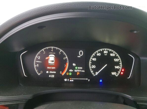 2HGFE2F59TH500802 2026 HONDA CIVIC Silver Вид щитка приладів