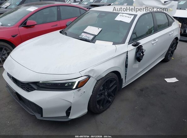 2HGFE2F59TH513730 2026 HONDA CIVIC Белый Передняя левая четверть
