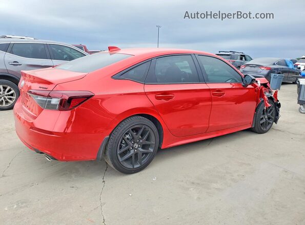 2HGFE2F59TH555380 2026 HONDA CIVIC Красный Задняя правая четверть