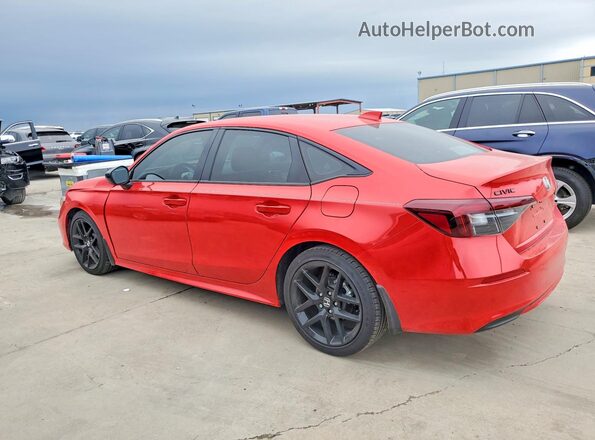 2HGFE2F59TH555380 2026 HONDA CIVIC Красный Задняя левая четверть