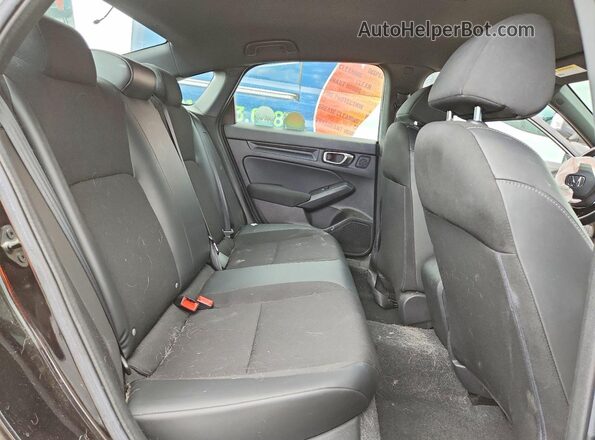 2HGFE2F5XNH541605 2022 HONDA CIVIC Black Widok tylnych siedzeń