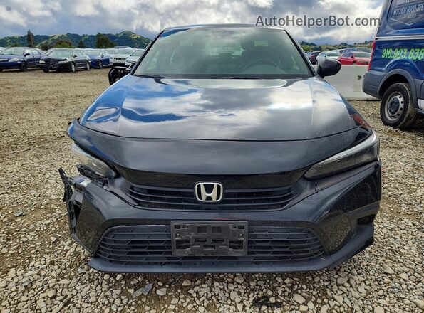 2HGFE2F5XNH541605 2022 HONDA CIVIC Black Widok z przodu