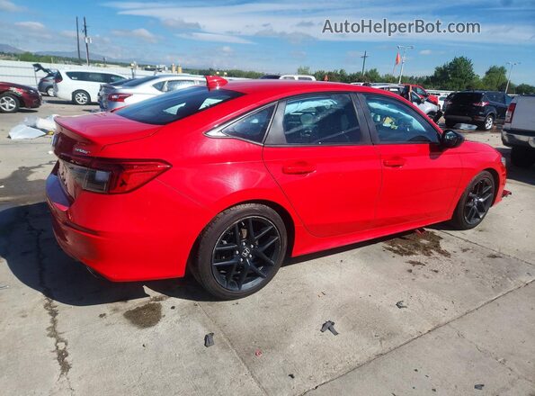2HGFE2F5XNH557593 2022 HONDA CIVIC Red Задня права чверть