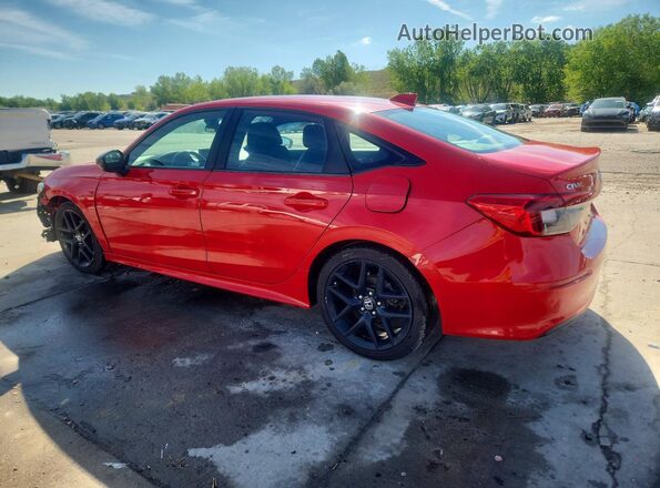 2HGFE2F5XNH557593 2022 HONDA CIVIC Red Задня ліва чверть