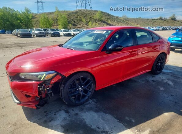 2HGFE2F5XNH557593 2022 HONDA CIVIC Red Передня ліва чверть
