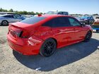 2022 Honda Civic Sport Red vin: 2HGFE2F5XNH592652