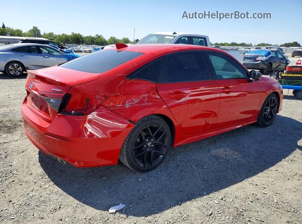 2HGFE2F5XNH592652 2022 HONDA CIVIC Red უკანა მარჯვენა
