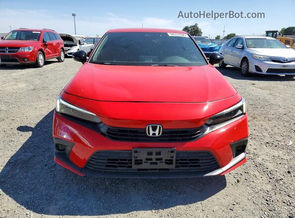 2HGFE2F5XNH592652 2022 HONDA CIVIC Red წინა ხედი
