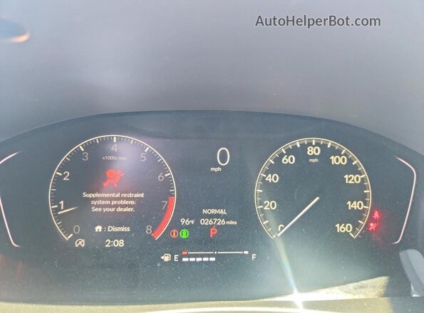 2HGFE2F5XRH521571 2024 HONDA CIVIC Gray Vista del cuadro de instrumentos