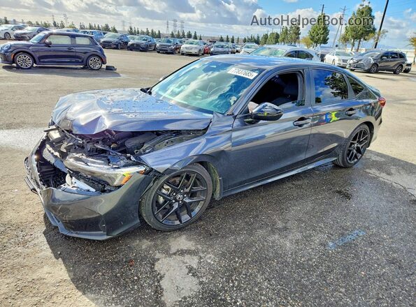 2HGFE2F5XSH544600 2025 HONDA CIVIC Gray Vista tres cuartos delantera izquierda