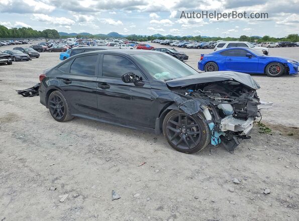 2HGFE2F5XSH568671 2025 HONDA CIVIC Черный Передняя правая четверть