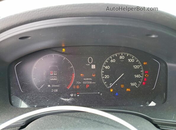 2HGFE2F5XSH568671 2025 HONDA CIVIC Черный Вид щитка приборов