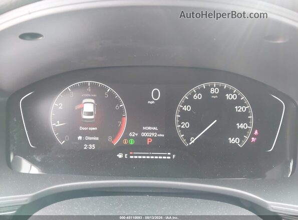 2HGFE2F5XTH584791 2026 HONDA CIVIC Серебряный Вид задних сидений