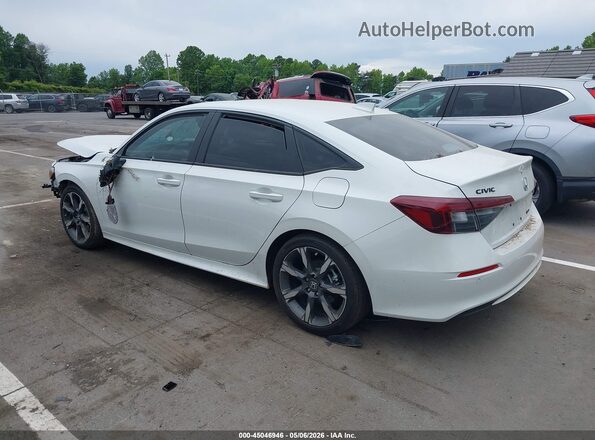 2HGFE4F81TH301572 2026 HONDA CIVIC HYBRID Белый Задняя левая четверть