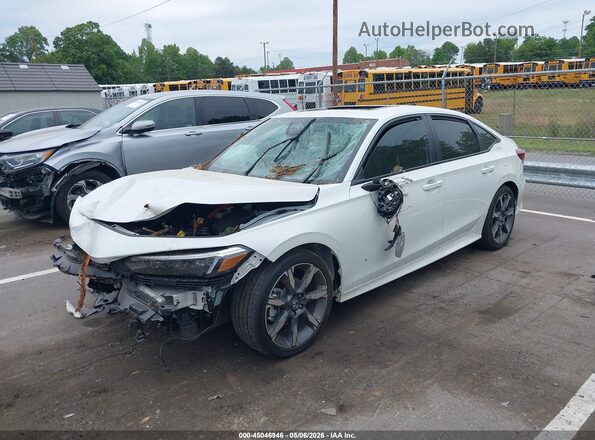 2HGFE4F81TH301572 2026 HONDA CIVIC HYBRID Белый Передняя левая четверть