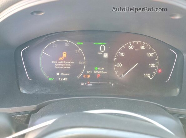 2HGFE4F81TH323300 2026 HONDA CIVIC Белый Вид щитка приборов