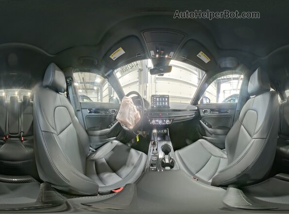 2HGFE4F82SH315981 2025 HONDA CIVIC Black Vista de la etiqueta del VIN
