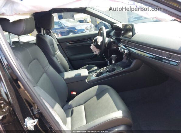 2HGFE4F82SH333042 2025 HONDA CIVIC HYBRID Черный Вид салона спереди