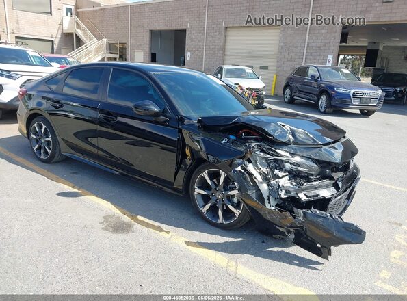 2HGFE4F82SH333042 2025 HONDA CIVIC HYBRID Черный Передняя правая четверть