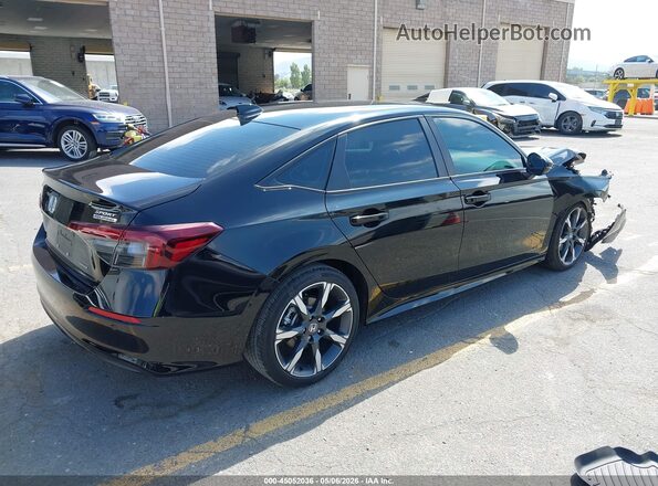 2HGFE4F82SH333042 2025 HONDA CIVIC HYBRID Черный Задняя правая четверть