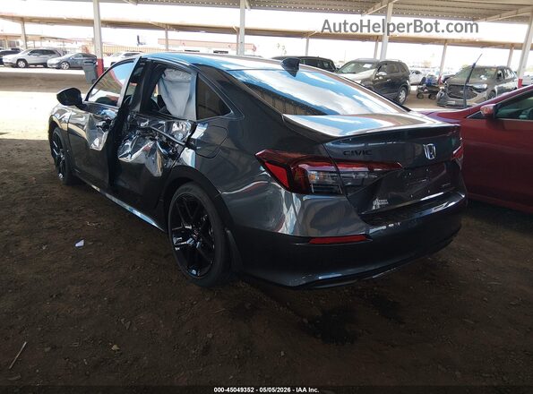 2HGFE4F82TH300284 2026 HONDA CIVIC HYBRID Серый Задняя левая четверть