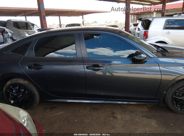 2HGFE4F82TH300284 2026 HONDA CIVIC HYBRID Серый Вид задней части салона