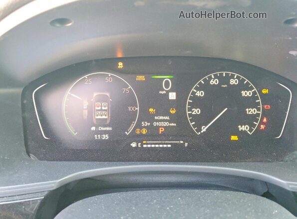 2HGFE4F83SH319747 2025 HONDA CIVIC Blue ხელსაწყოთა პანელის ხედი