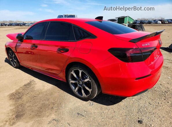 2HGFE4F83SH346155 2025 HONDA CIVIC Red Հետևի ձախ