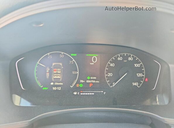 2HGFE4F83TH308748 2026 HONDA CIVIC Черный Вид щитка приборов
