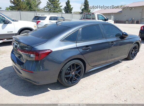 2HGFE4F84SH347931 2025 HONDA CIVIC HYBRID Серый Задняя правая четверть