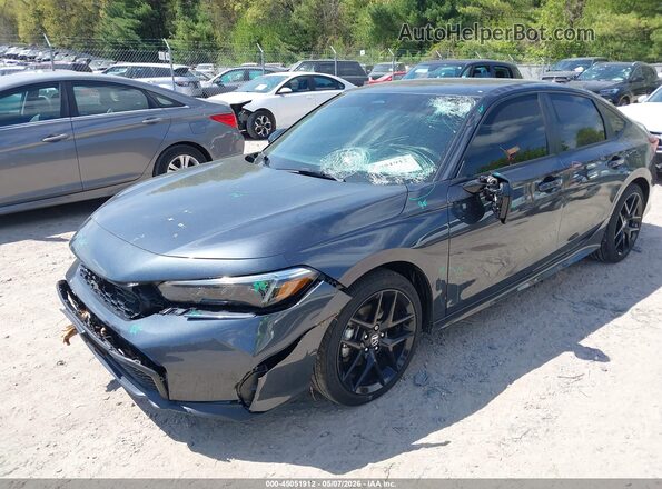 2HGFE4F84SH347931 2025 HONDA CIVIC HYBRID Серый Передняя левая четверть