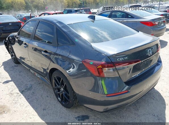 2HGFE4F84SH347931 2025 HONDA CIVIC HYBRID Серый Задняя левая четверть