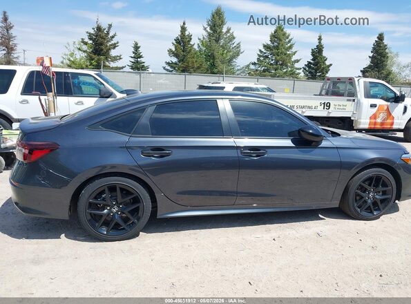 2HGFE4F84SH347931 2025 HONDA CIVIC HYBRID Серый Вид задней части салона