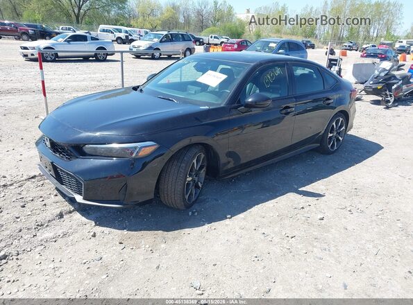 2HGFE4F85SH305039 2025 HONDA CIVIC HYBRID Black Front left