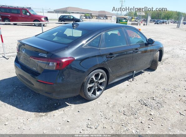 2HGFE4F85SH305039 2025 HONDA CIVIC HYBRID Black Rear right