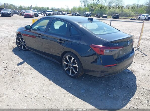 2HGFE4F85SH305039 2025 HONDA CIVIC HYBRID Black Rear left