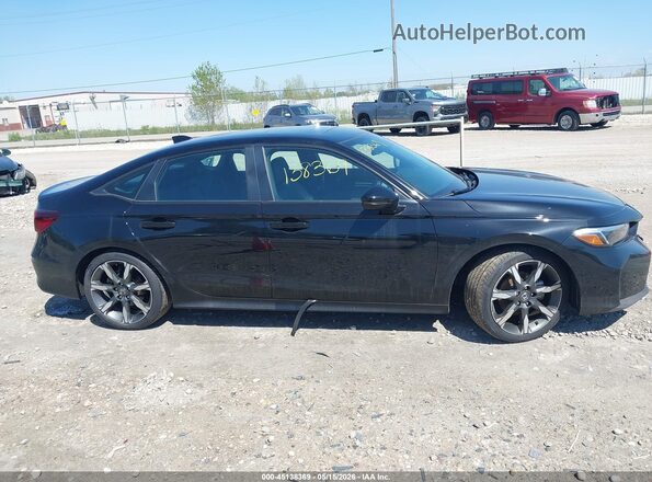 2HGFE4F85SH305039 2025 HONDA CIVIC HYBRID Black Rear interior view
