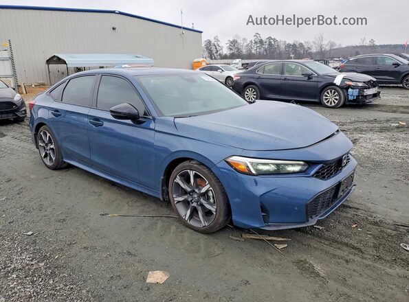 2HGFE4F85SH306188 2025 HONDA CIVIC Blue Delantero derecho