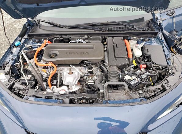2HGFE4F85SH306188 2025 HONDA CIVIC Blue Vista interior trasera