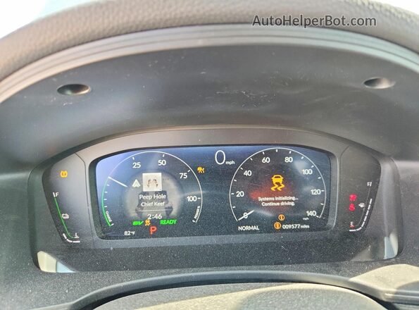 2HGFE4F85TH320738 2026 HONDA CIVIC Turquoise ხელსაწყოთა პანელის ხედი