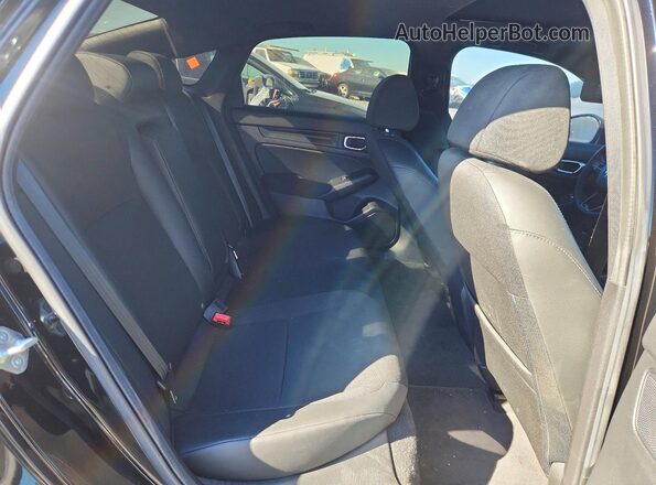 2HGFE4F86SH327390 2025 HONDA CIVIC Black Widok tylnych siedzeń