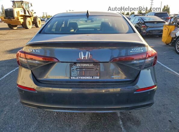 2HGFE4F86SH345856 2025 HONDA CIVIC Gray Widok z tyłu