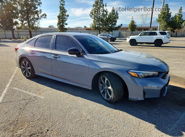 2HGFE4F87SH306287 2025 HONDA CIVIC Серый Передняя правая четверть