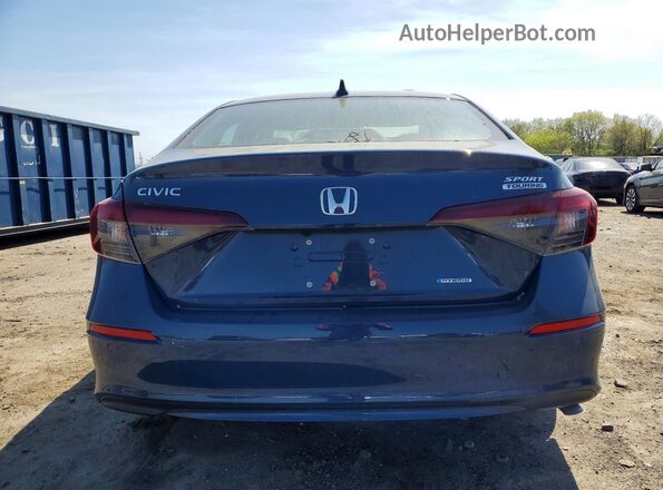 2HGFE4F87SH340827 2025 HONDA CIVIC Синий Вид сзади